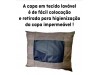  Tamanho G (70x90) - Colchão impermeável e acompanha uma capa de proteção em tecido lavável.